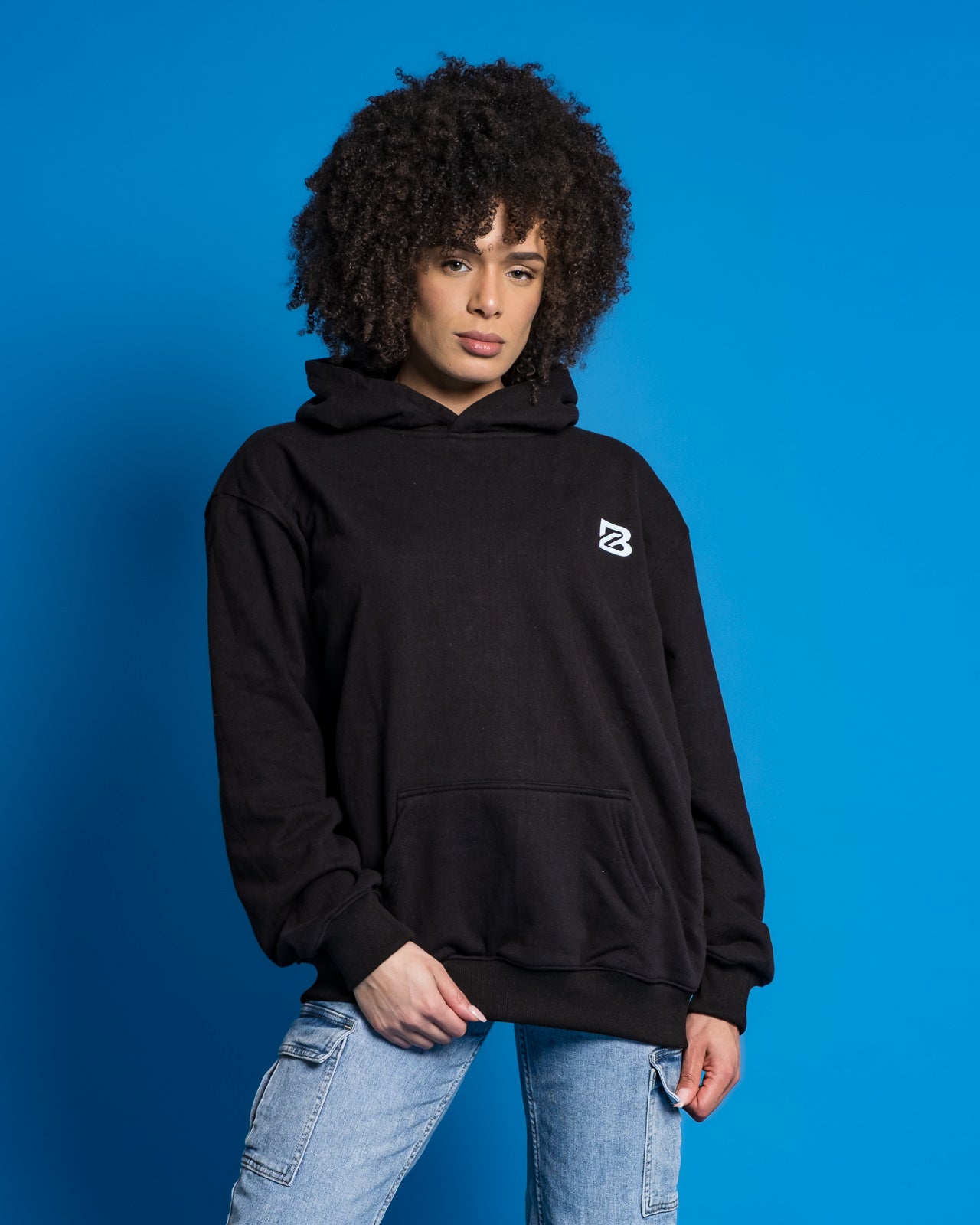 New Collection BATTUTA HOODIE BLACK