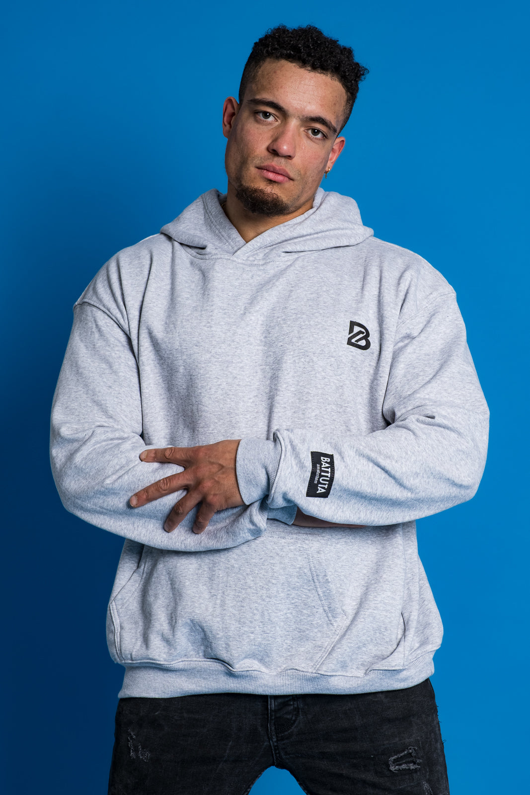New Collection
BATTUTA HOODIE GREY
