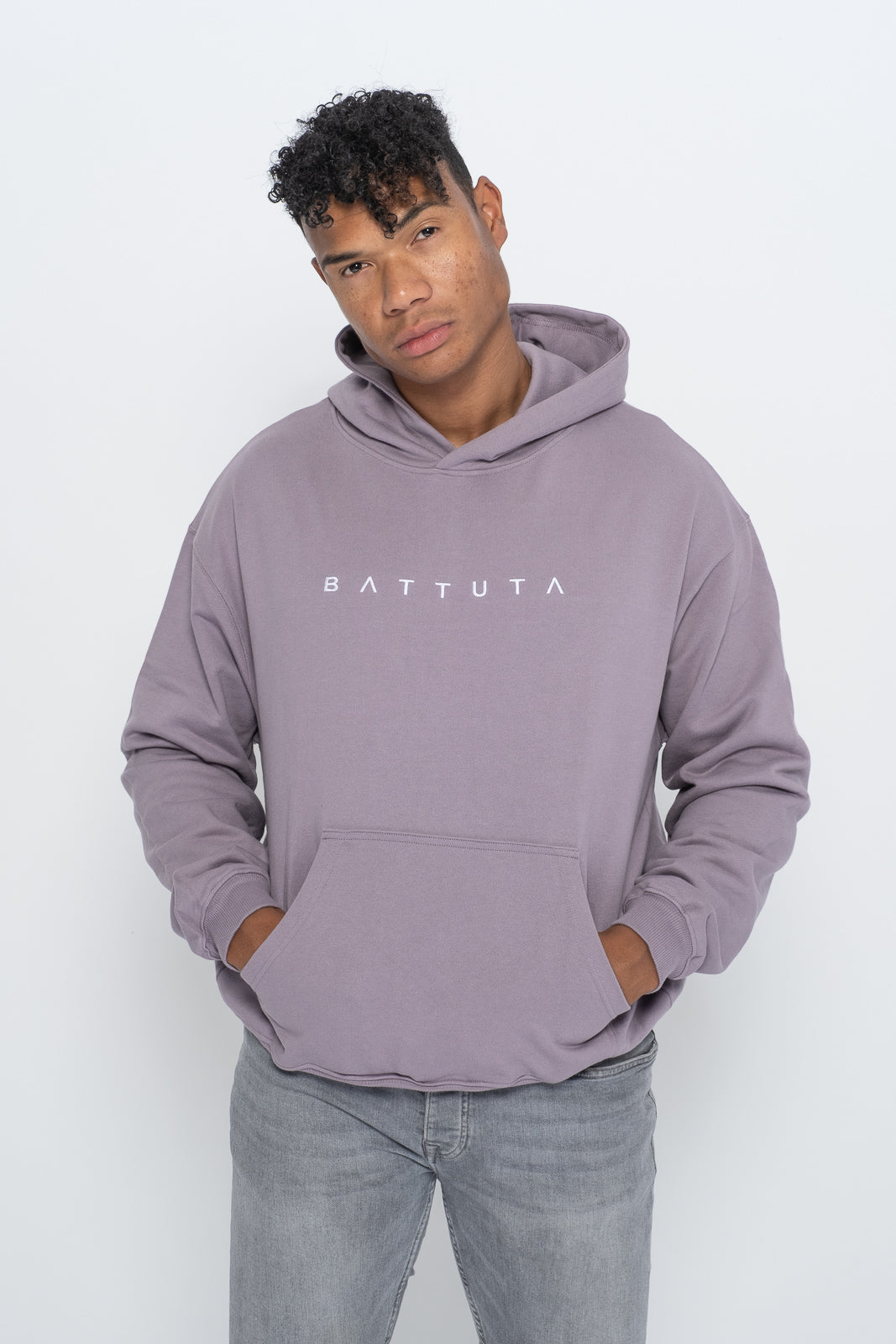 BATTUTA SAGE PURPLE HOODIE
