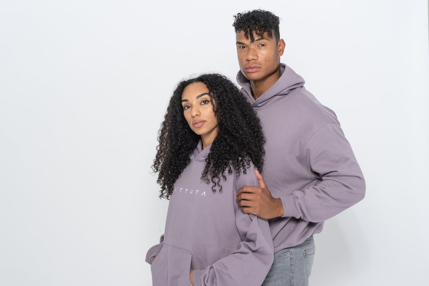 BATTUTA SAGE PURPLE HOODIE