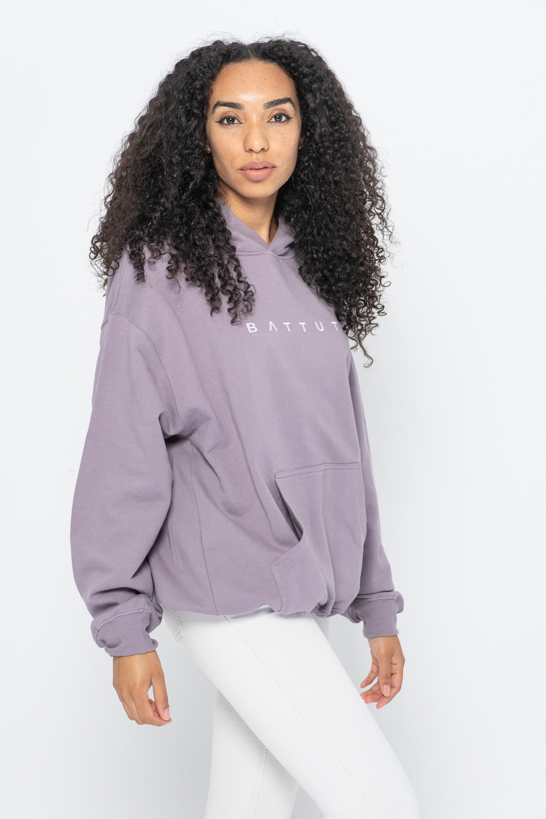 BATTUTA SAGE PURPLE HOODIE