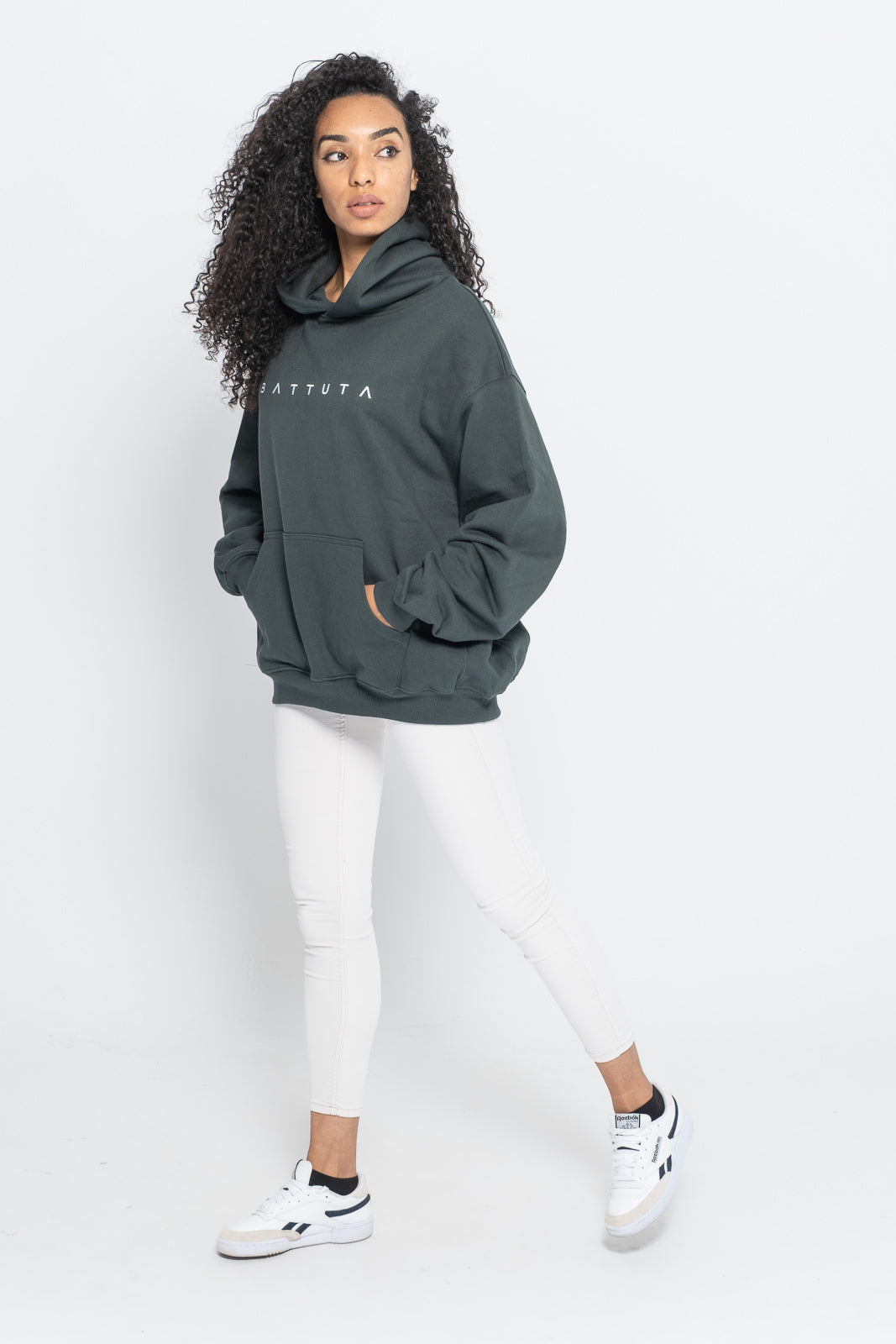 BATTUTA GREEN HOODIE