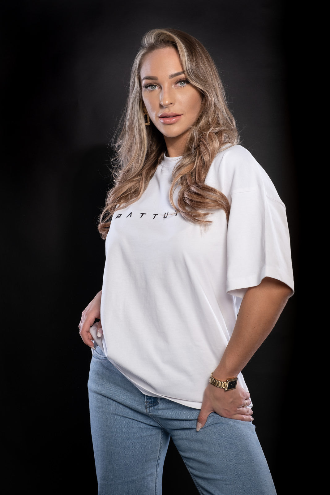 OVERSIZED LUXERY TEE WHITE