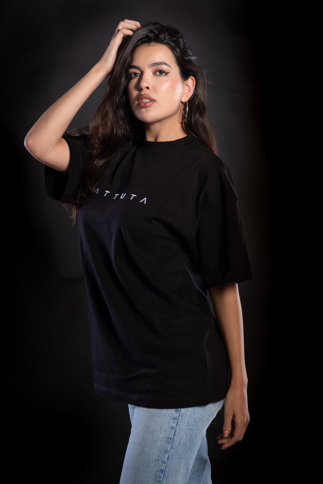 OVERSIZED LUXERY TEE BLACK