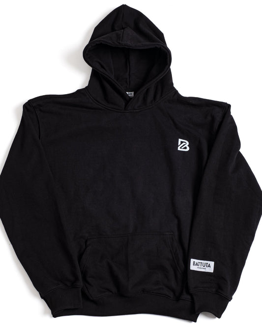 New Collection BATTUTA HOODIE BLACK